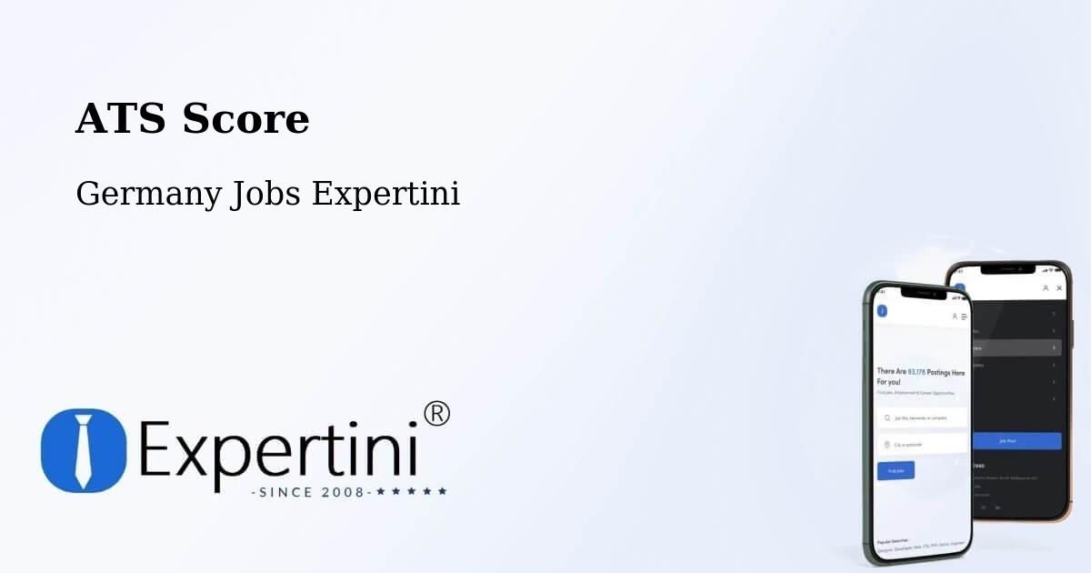 ATS Score - Germany Jobs Expertini