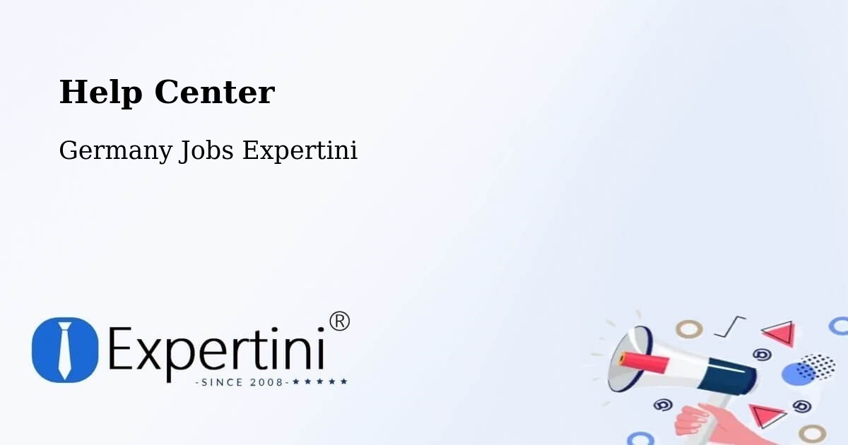 Help Center - Germany Jobs Expertini